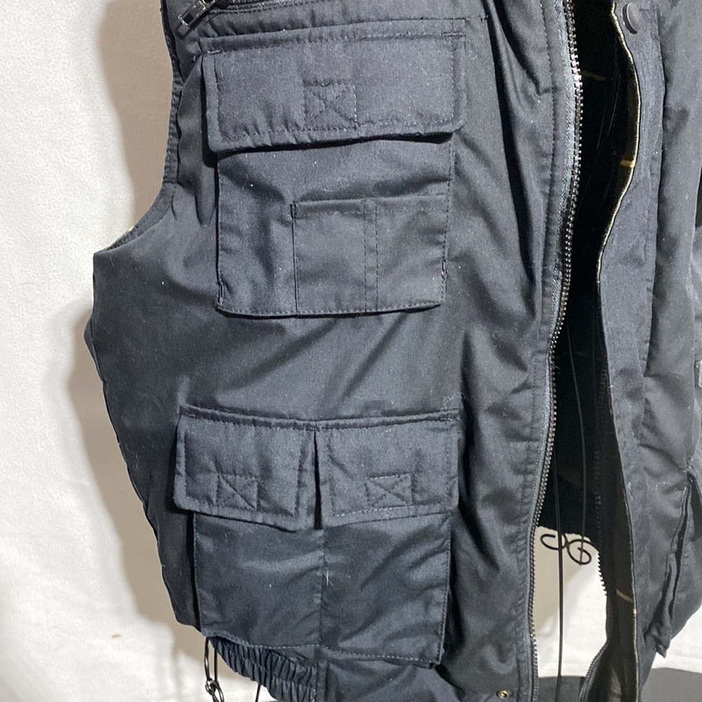 Renegade Full Zip Green Puffer Blanket Lined Vest Jacket - Picture 2 of 9